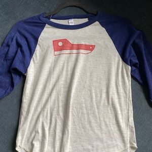 Leland fish town three-quarter sleeve